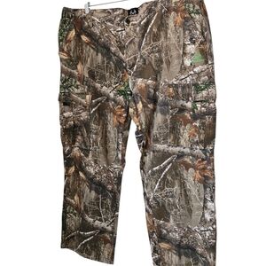 Real Tree Camo Cargo Pants Edge Hunting Zip Phone Pocket Sze 3XL